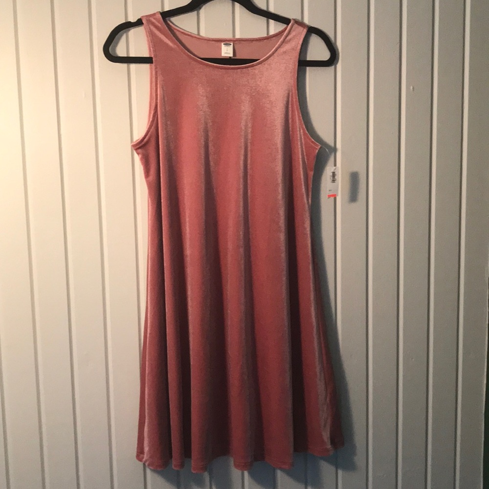 Old Navy Pink Velvet Dress